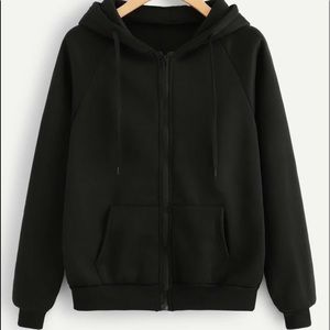 shein zip up hoodie NWOT
